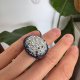 Wielki pierścionek Swarovski