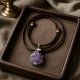 Surowy Ametyst – Naszyjnik Styl RAW | Osobisty Amulet