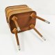 Tekowy organizer- niciak Mid Century, lata 60