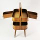 Tekowy organizer- niciak Mid Century, lata 60