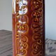 Ceramiczny wazon brązowy porcelit vintage 60s / 70s mid century modern Pruszków PRL made in Poland