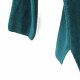 Szmaragdowy sweter vintage bawełna Mansted L