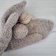 Ręcznie robiony komplet z wełny merino – czapka i jednopalczaste rękawiczki
