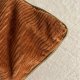 Klasyczna poduszka sztruksowa Rdza / Miedź (45x45 cm) z wypełnieniem ????