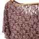 JACKIE bluzka ażurowa koronka wzór bordo 52 6XL