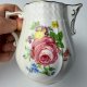 Mlecznik Schirnding Bavaria porcelana kwiaty złocenia reliefy Vintage RFN