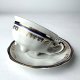 Filiżanka na nóżkach Karolina PRL kobalt i złocenia porcelana Vintage Polski design