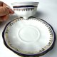 Filiżanka na nóżkach Karolina PRL kobalt i złocenia porcelana Vintage Polski design