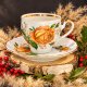 Niemiecka porcelana Mitterteich – filiżanka ze spodkiem w róże