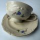 Filiżanka Tułowice stara porcelana kość słoniowa kwiaty złocenia vintage PRL lata 60 XX wieku (1/5)