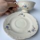 Filiżanka Tułowice stara porcelana kość słoniowa kwiaty złocenia vintage PRL lata 60 XX wieku (5/5)