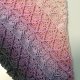 Piękna chusta ombre Nayada w fioletowej tonacji