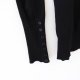 Czarny golf vintage wiskoza sweter z golfem