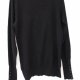 Czarny golf vintage wiskoza sweter z golfem