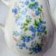 Dzbanek Niezapominajki Dobrusz lata 70 porcelana Vintage PRL retro home