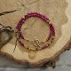 Choker z agatem, jadeitem i tygrysim okiem