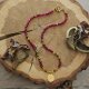 Choker z agatem, jadeitem i tygrysim okiem