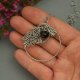 Wisiorek koło kółko obsydian złocisty, wire wrapping, stal chirurgiczna