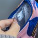 Etui na klucze z weluru w figi – praktyczne etui handmade
