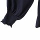 Bluzka z długim rękawem elegancka granatowa wiskoza Jean Paul