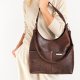 Torba hobo- stara skóra ciemny brąż