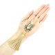 Naszyjnik perfumetka z amazonitem wire wrapping
