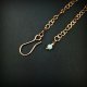 Naszyjnik perfumetka z amazonitem wire wrapping