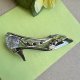 Crystocraft ❤ Chrome Plated Cinderella Crystal High Heel Shoe Slipper Figurine Ornament