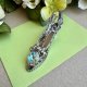 Crystocraft ❤ Chrome Plated Cinderella Crystal High Heel Shoe Slipper Figurine Ornament