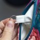 Etui na klucze z weluru w peonie – kwiatowe etui handmade