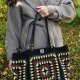 Duża torebka na szydełku granny square – shopperka handmade boho