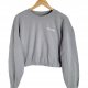 H&M krótka bluza crop szara konie 40 L