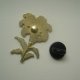 METALOWA EMALIOWANA PRZYPINKA PIN KWIAT LILIA