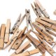 Drewniane spinacze 22szt PRL