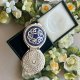 ❤ Celtic Blue Enamel Round Compact Mirror ❤ Lusterko w emalii ❤