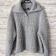 H&M puszysty sweter na zamek