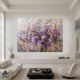 Wiosenny nastrój Nowoczesny obraz strukturalny – Abstrakcja Obraz z teksturą kwiatów 90 x 120 cm