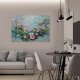 Strukturalny obraz 3D Liliowy staw 70×100 cm
