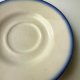 Talerzyk Spodek Tułowice Porcelit PRL Vintage niebieski ombre Retro Polski Design