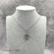 Wisiorek chainmaille - stalowa gwiazda 2