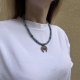 Choker z lunulą