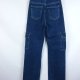 Monday Premium Denium jeans cargo proste nogawki / S