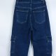 Monday Premium Denium jeans cargo proste nogawki / S