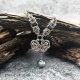 Wisiorek chainmaille - magiczny labradoryt
