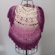 Narzutka / chusta half-circle Wildberry / kolory fioletu