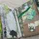 Leśny Junk Journal A5 ręcznie robiony artystyczny pamiętnik, album vintage, księga gości