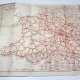 THE MIDLANDS stary kieszonkowy atlas i mapa lata 30-te