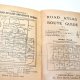 THE MIDLANDS stary kieszonkowy atlas i mapa lata 30-te
