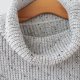 oryginalny Sweter golf melanż z wełną