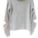 oryginalny Sweter golf melanż z wełną